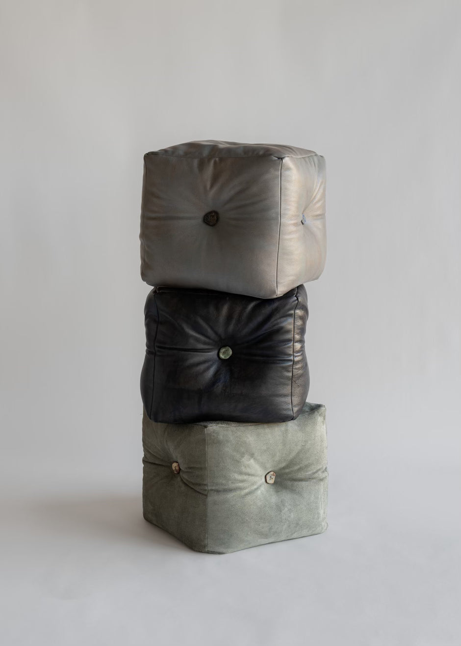 POUFS - Leather Poufs