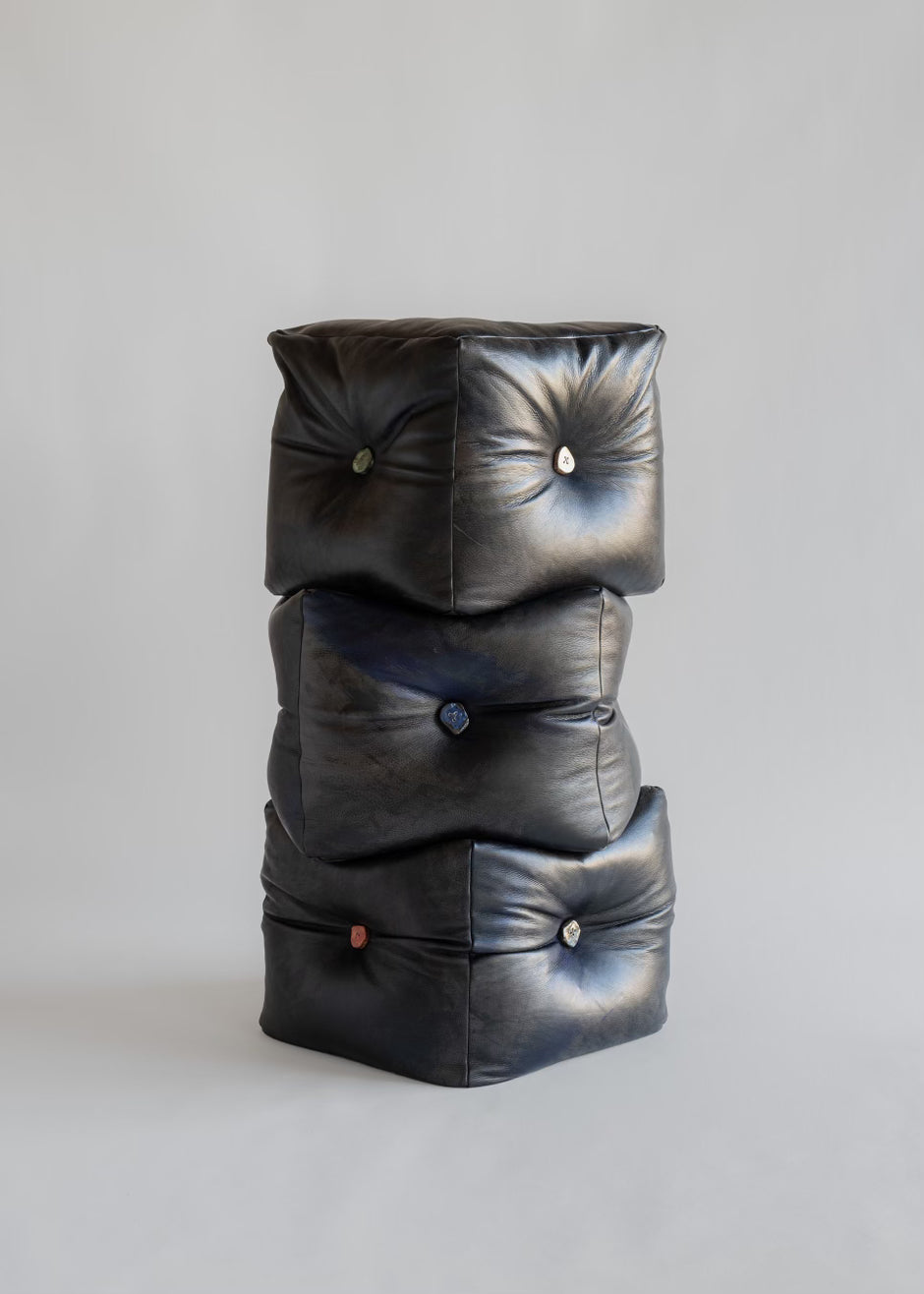 POUFS - Leather Poufs