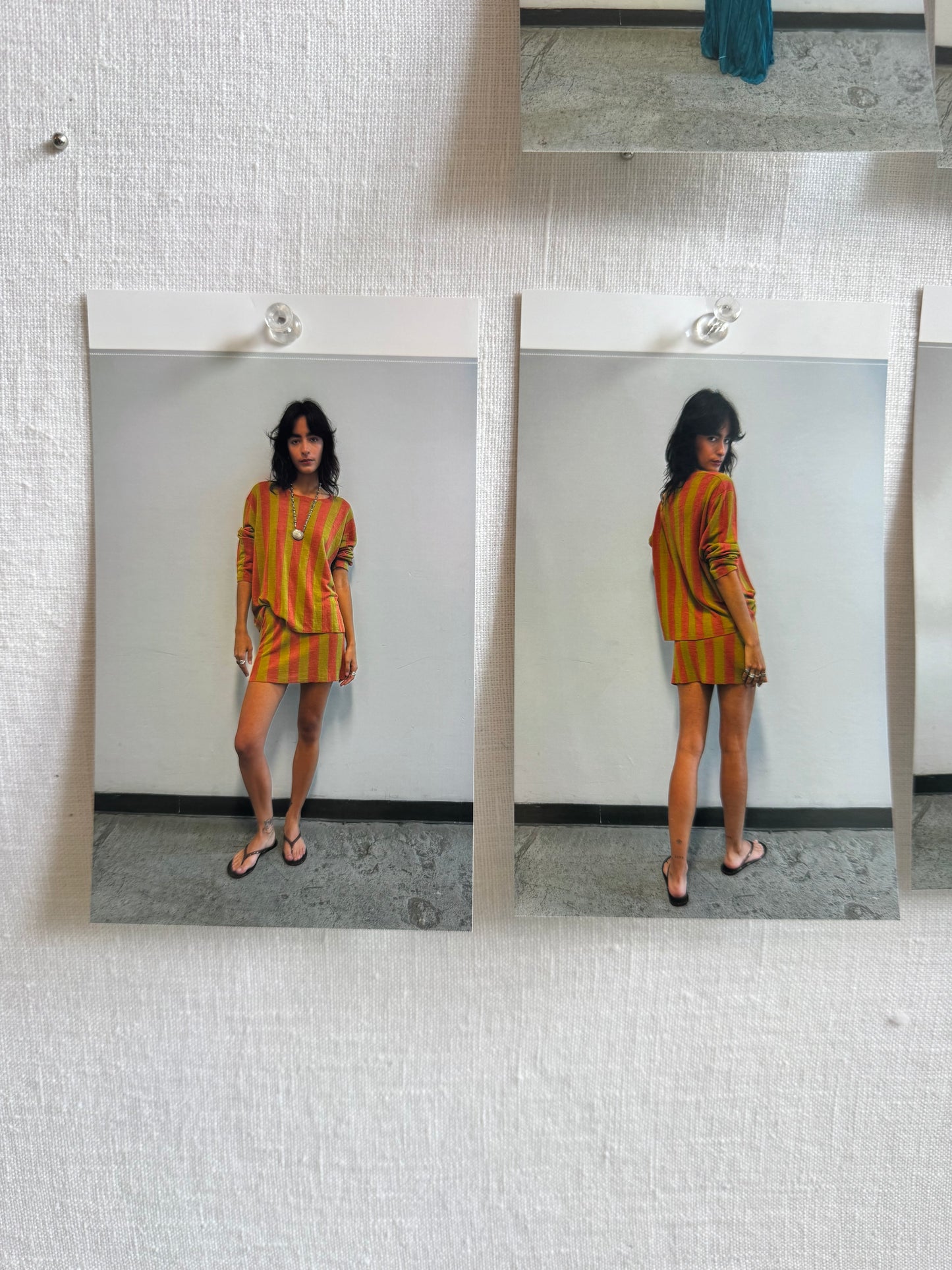 Carlington Stripe Shell - Silk + Linen