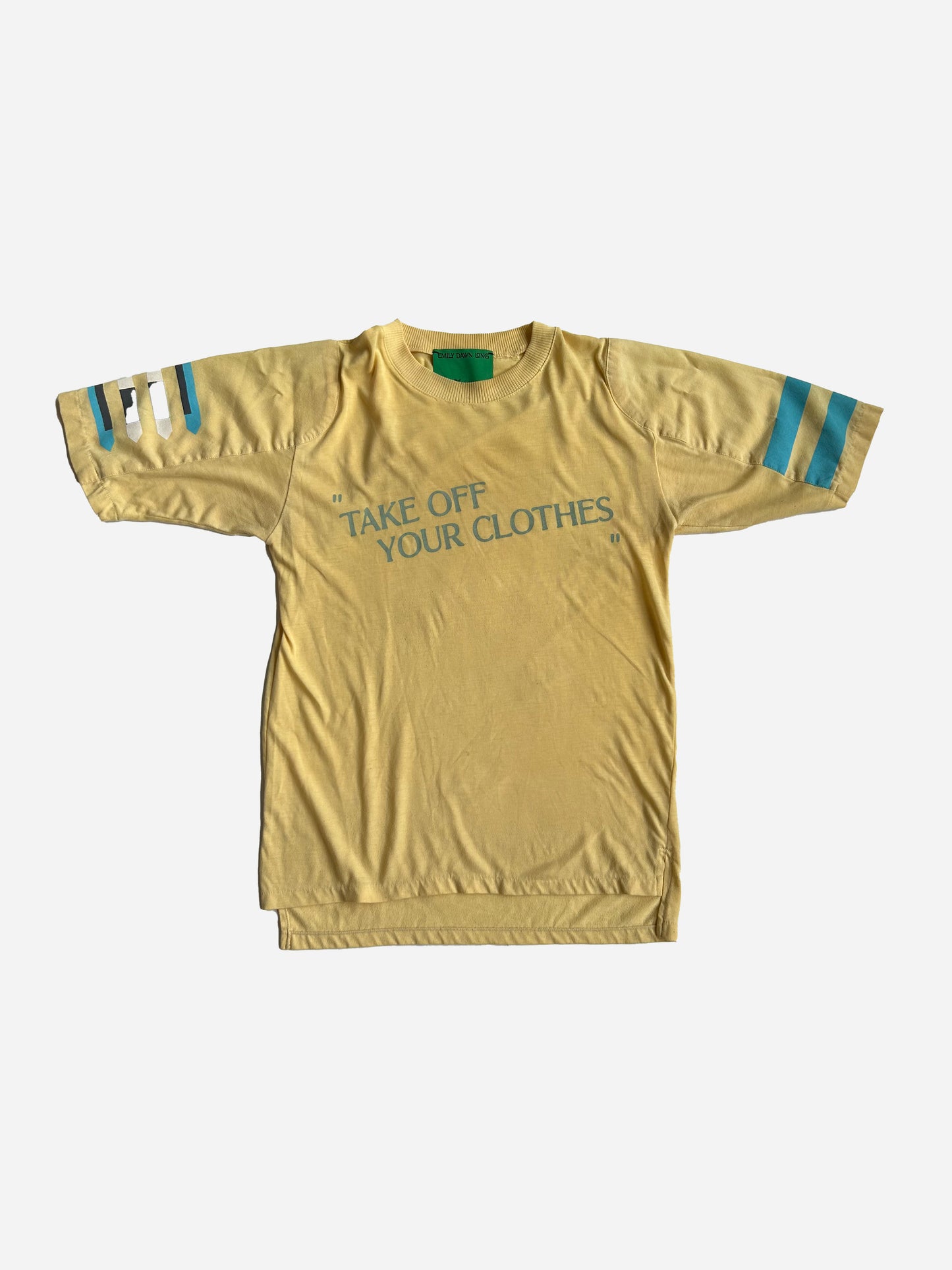“TAKE OFF YOUR CLOTHES” - Yellow_S