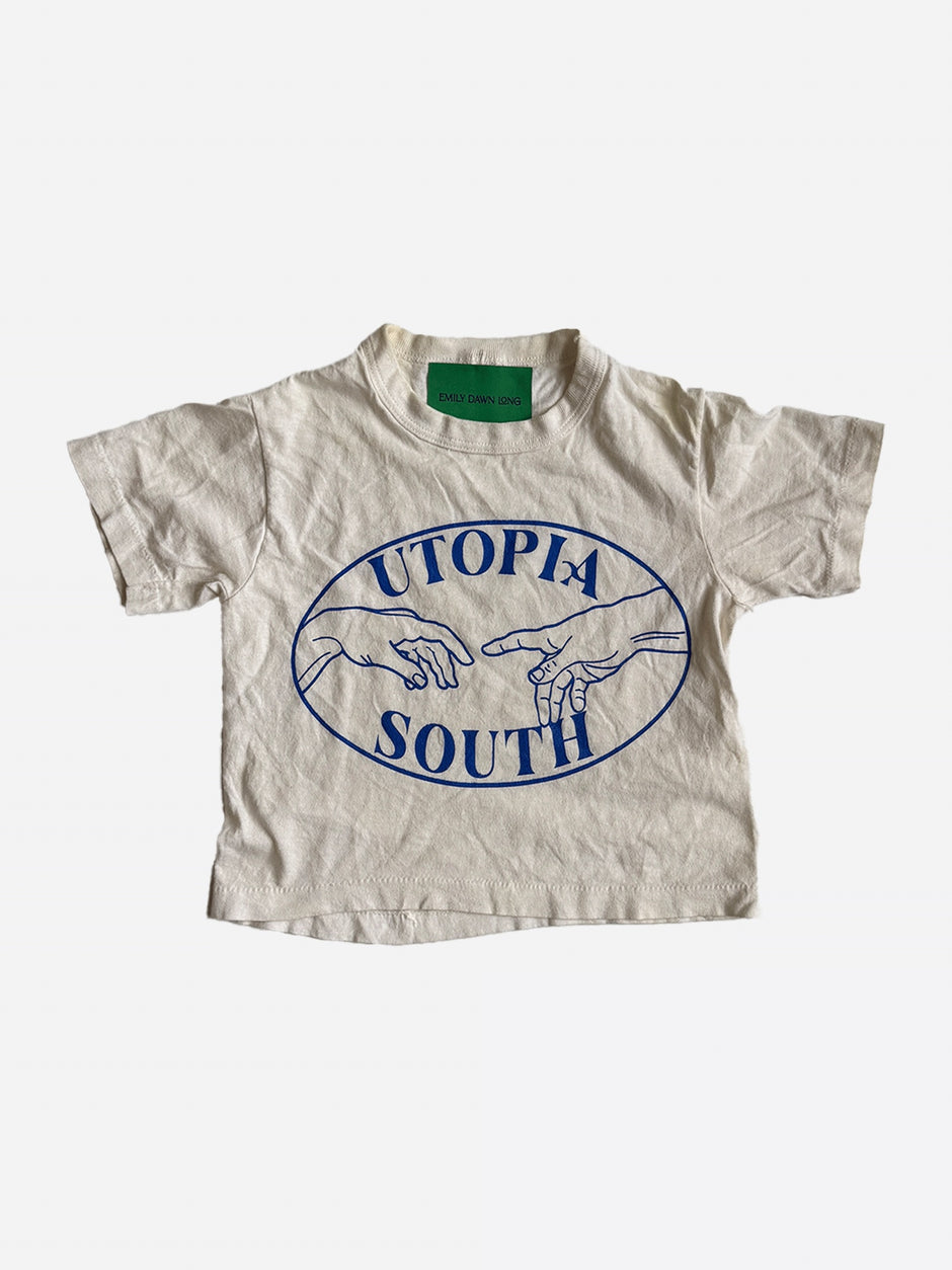 UTOPIA SOUTH - White Baby Tee_Cropped_XXS (w)