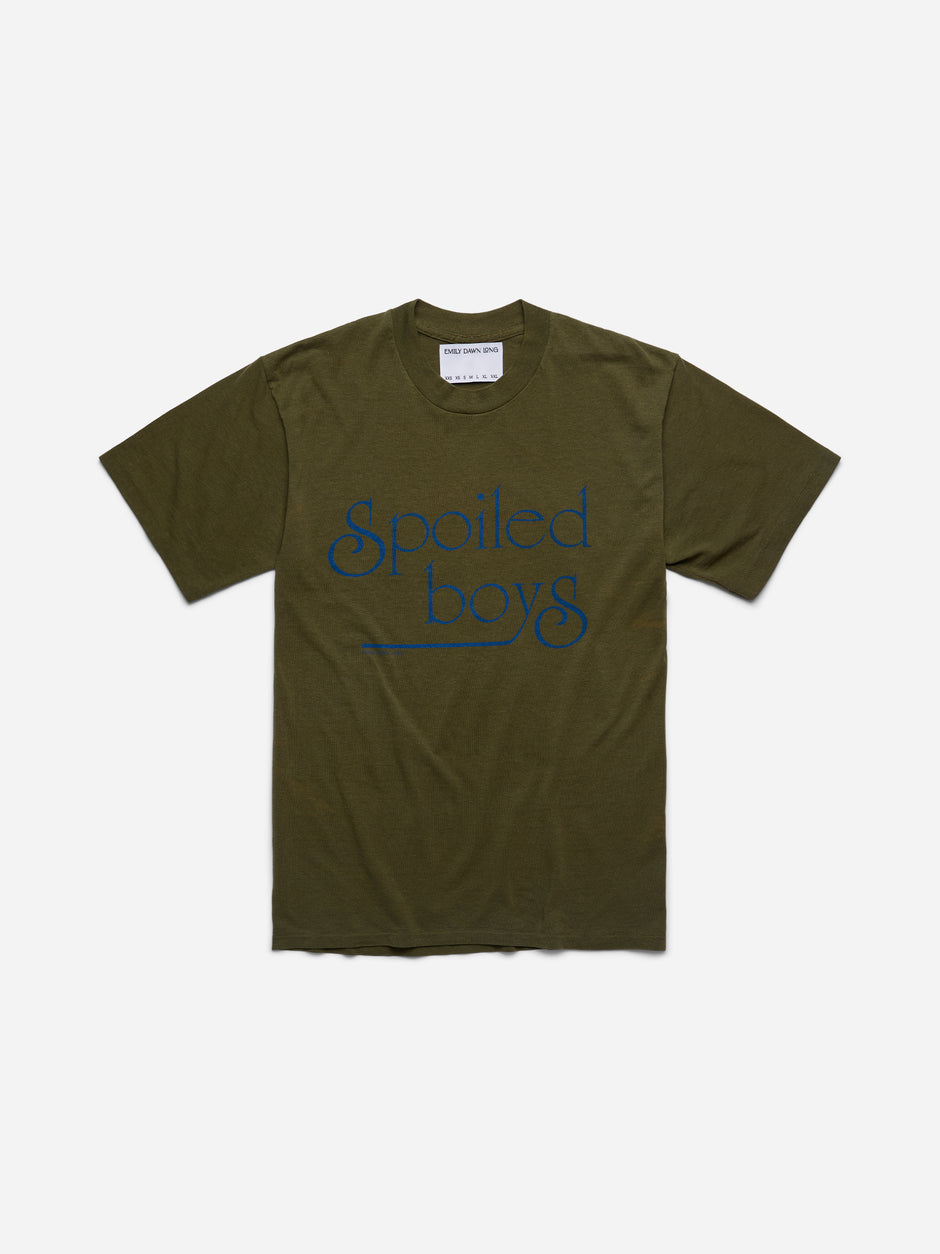 SPOILED BOYS - Green Tee_S (p)