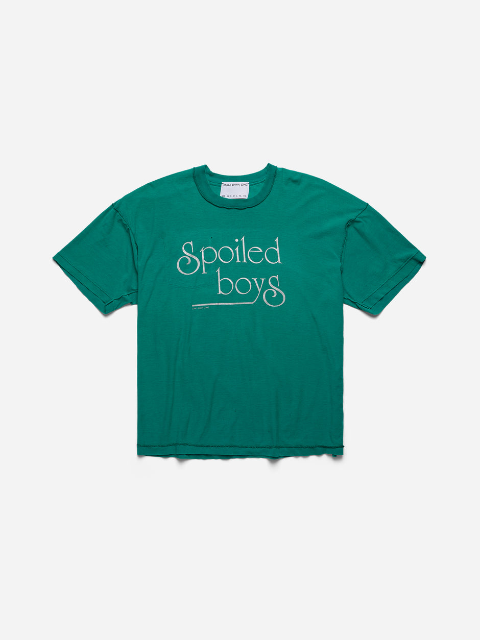 SPOILED BOYS - Green Tee_Pocket_Reversed_XXL (bb)