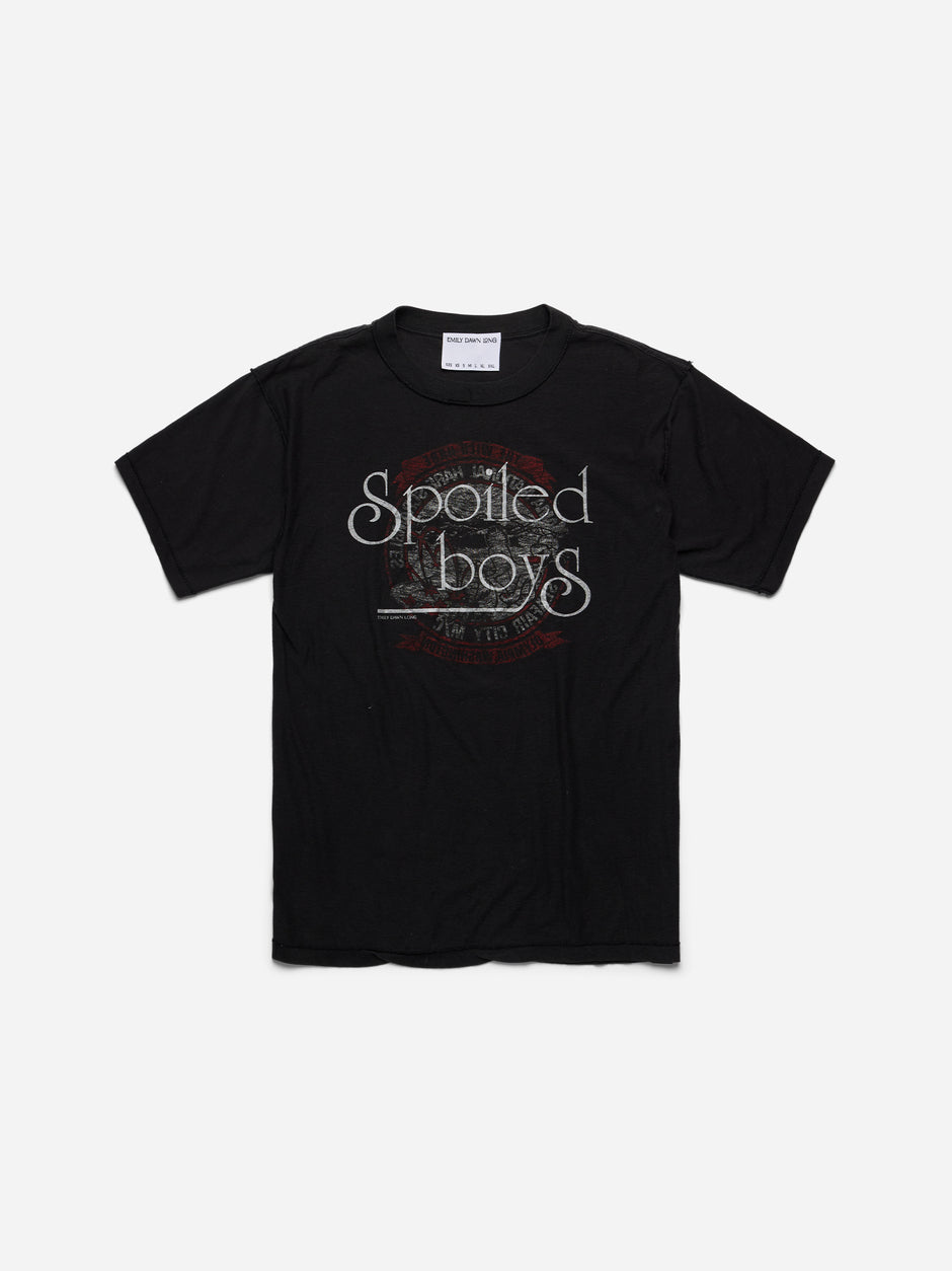 SPOILED BOYS - Black Tee_Hare_S/M (d)