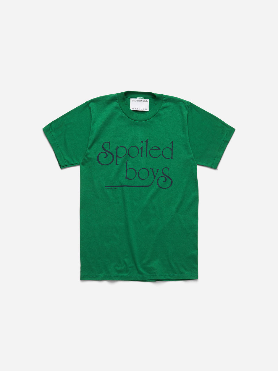 SPOILED BOYS - GREEN TEE_CONVENTION_S (b)