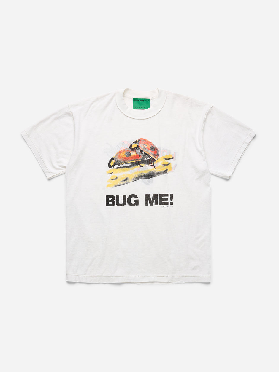BUG ME! - WHITE TEE_HOG_L/XL (f)
