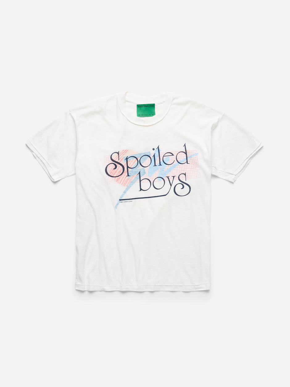 SPOILED BOYS - WHITE TEE_M (q)