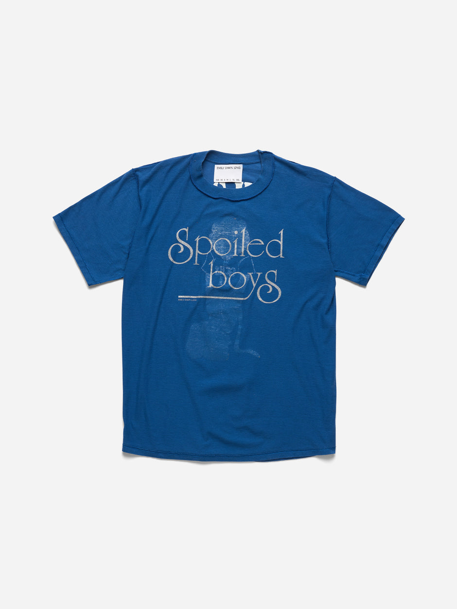 SPOILED BOYS - BLUE TEE_TIGER_L/XL (u)