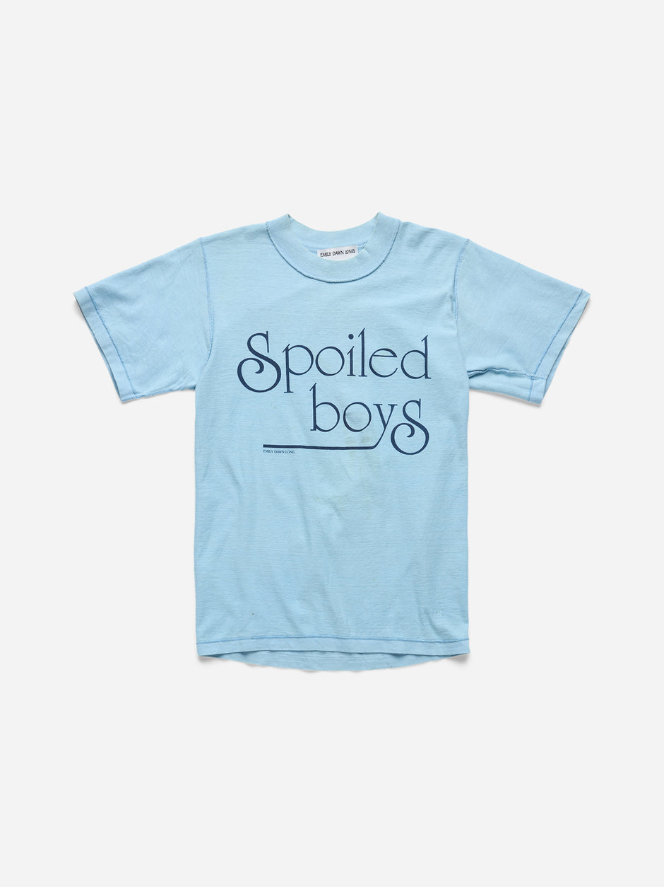SPOILED BOYS - LIGHT BLUE TEE_BIKE_XS (x)