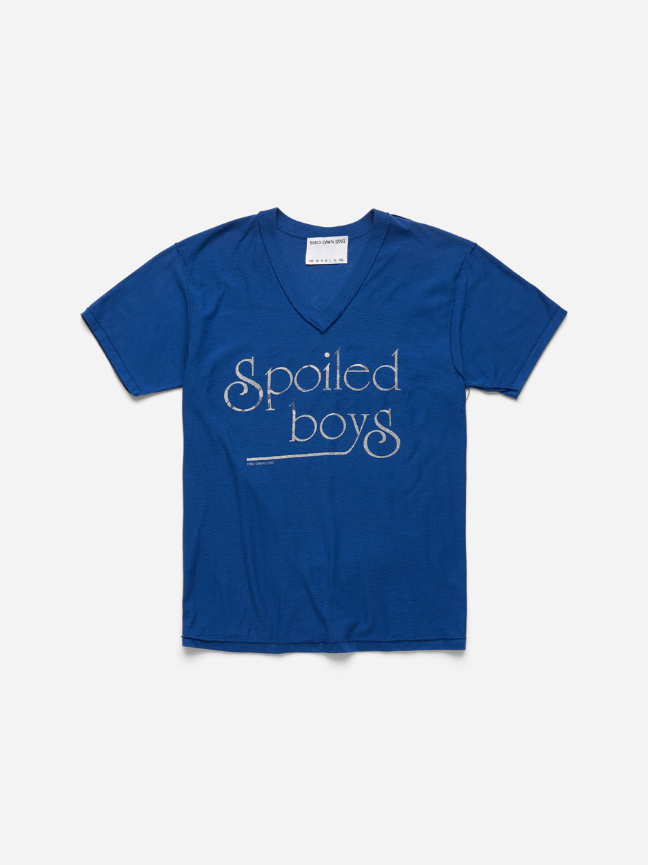 SPOILED BOYS - BLUE TEE_MOM_M (k)