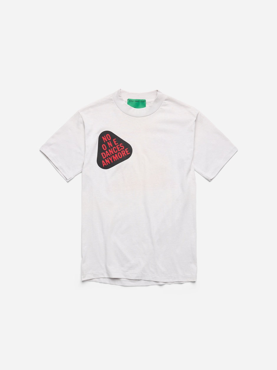 NO ONE DANCES ANYMORE White Tee - Small