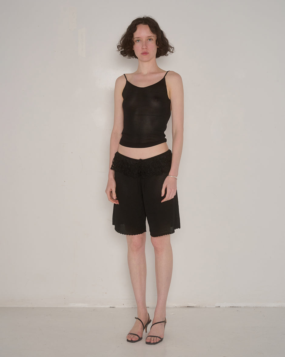 Ash Ruffle Shorts - In Viscose