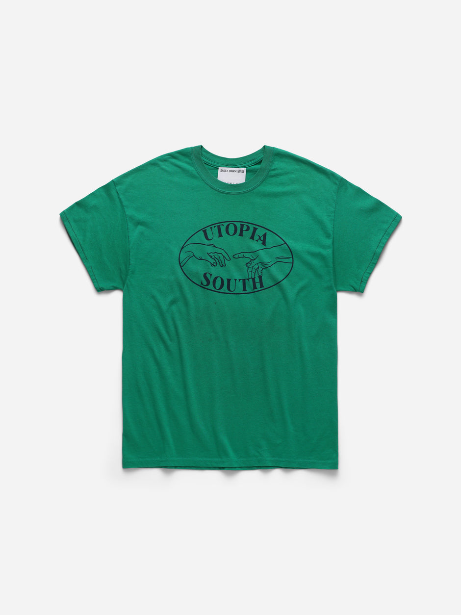 UTOPIA SOUTH - Green Tee_M (hh)