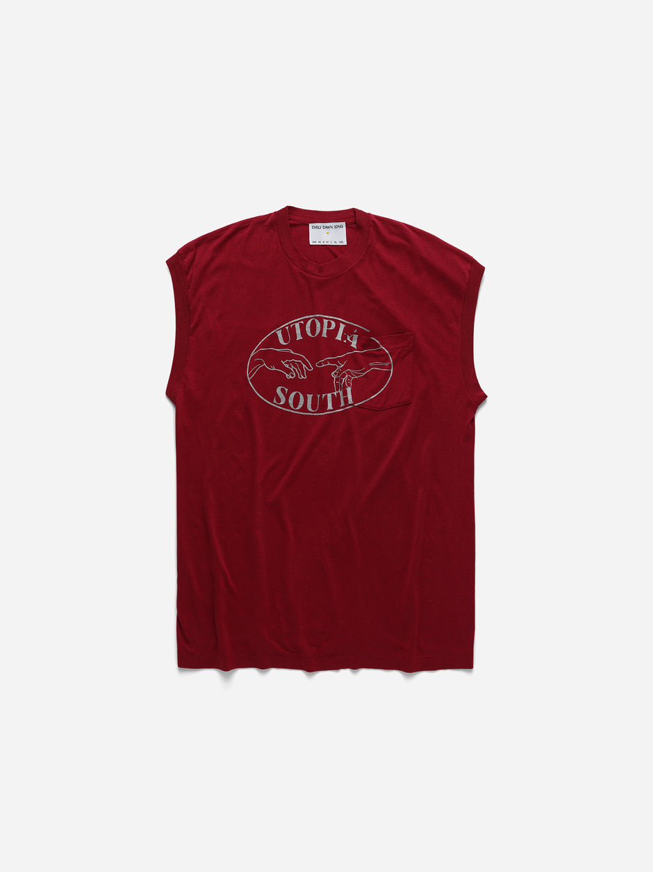 UTOPIA SOUTH - Red Tank_Pocket_XXL (s)