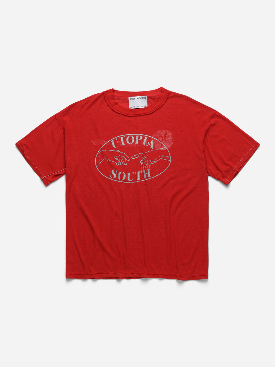 UTOPIA SOUTH - Red Tee_Wellness_L (h)