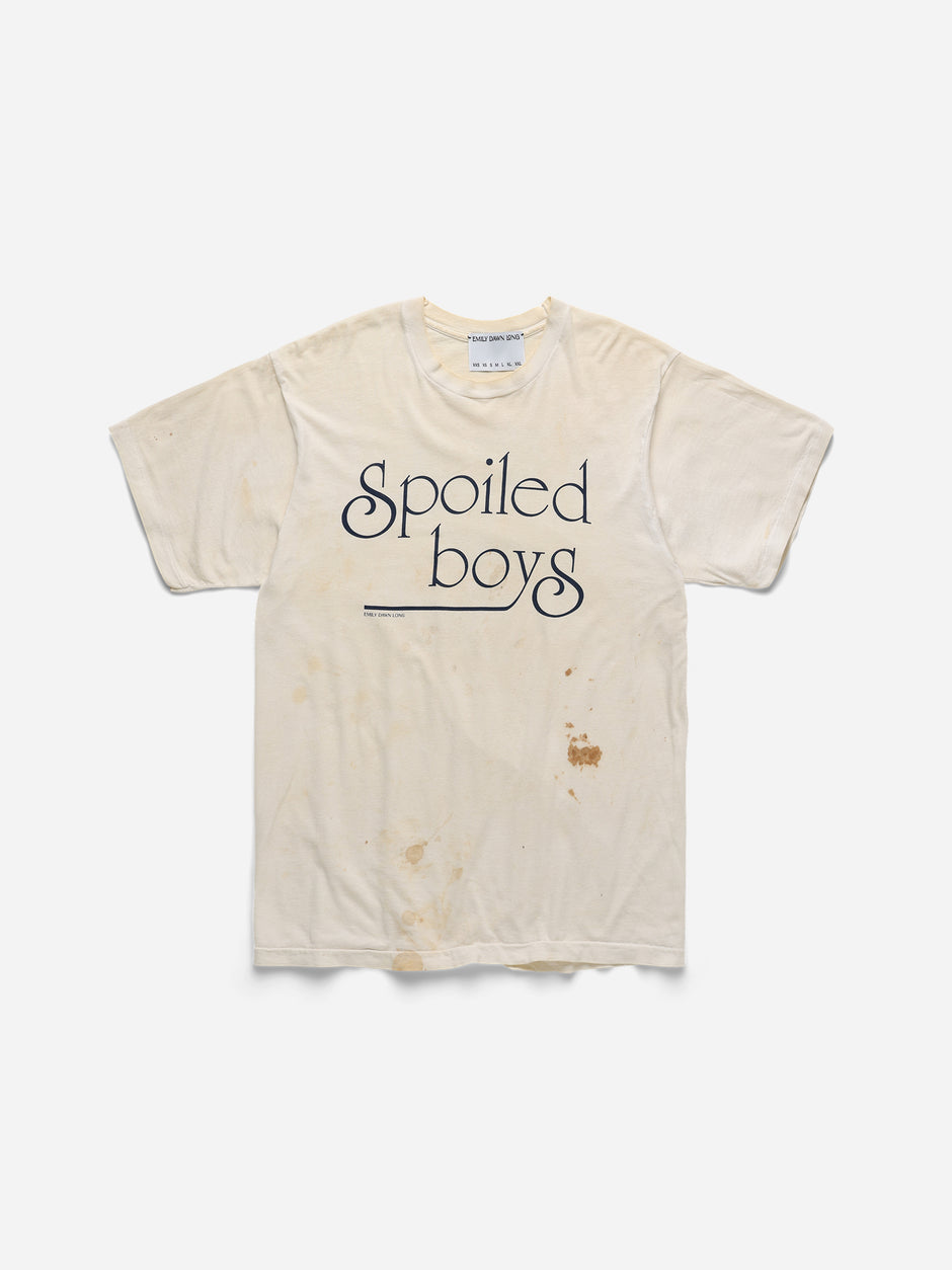 SPOILED BOYS - Cream Tee_S/M (x)