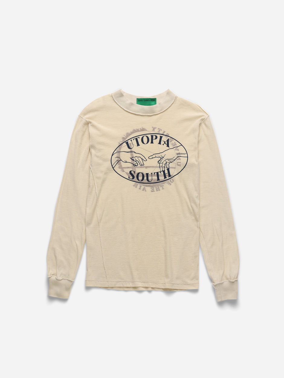 UTOPIA SOUTH - Tan Long Sleeve_University_XS (g)