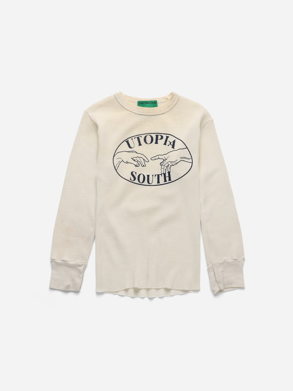 UTOPIA SOUTH - White Waffle Thermal_XS (q)