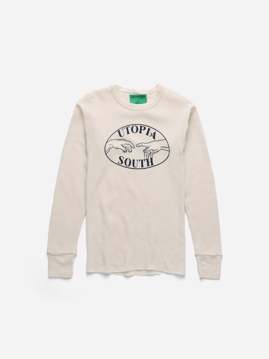 UTOPIA SOUTH - White Waffle Thermal_S (s)