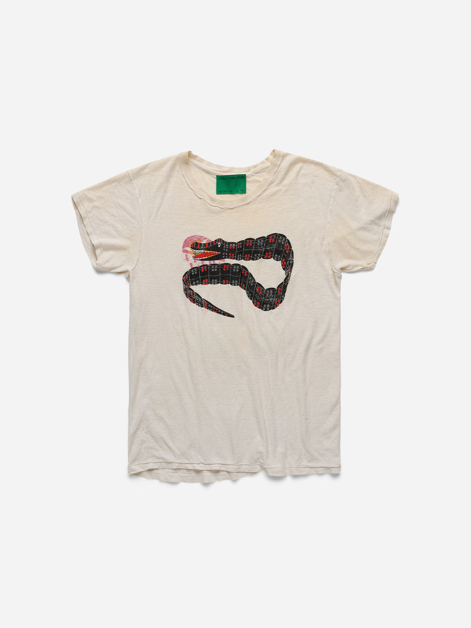 YEAR OF THE DRAGON White Boxy Tee Mirror - Medium