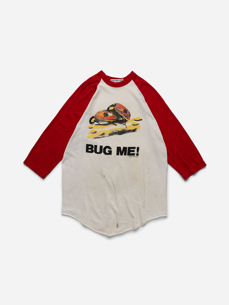 BUG ME! - White Red Raglan_L (rr)