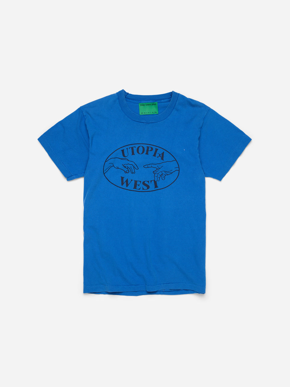 UTOPIA WEST - Blue Tee_S (e)