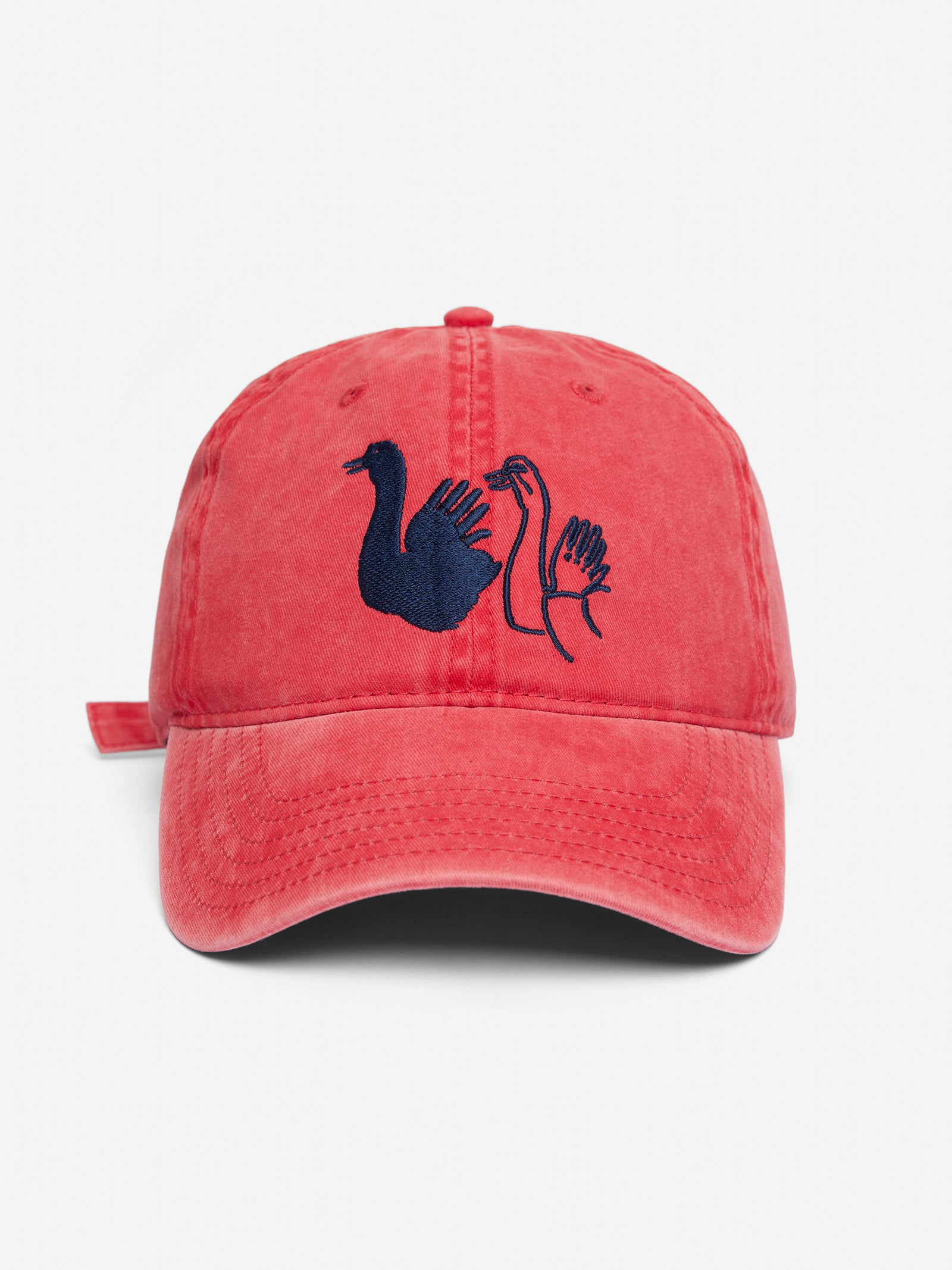 SWAN SHADOW PUPPET HAT - Paris Texas Red – EMILY DAWN LONG