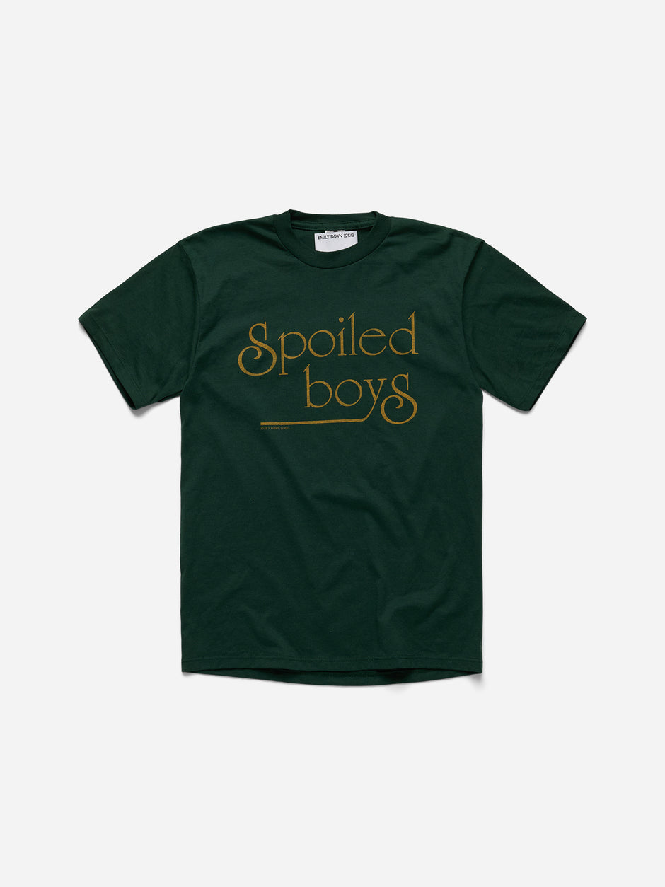 SPOILED BOYS - Green Tee_S/M (gg)