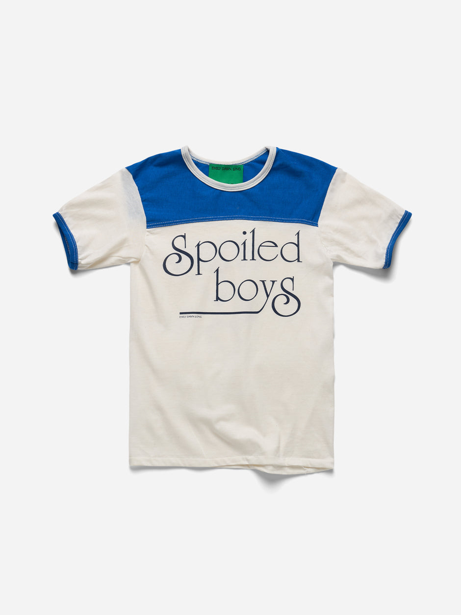 SPOILED BOYS - White Blue Ringer_S (dd)
