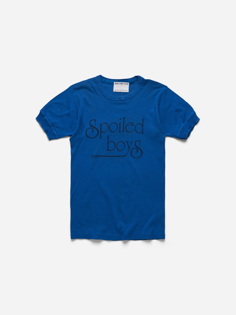 SPOILED BOYS - Blue Tee_M (p)