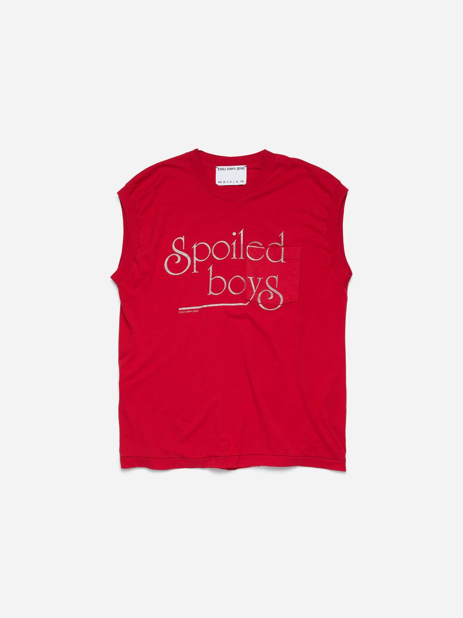 SPOILED BOYS RED_TANK 2_L/XL