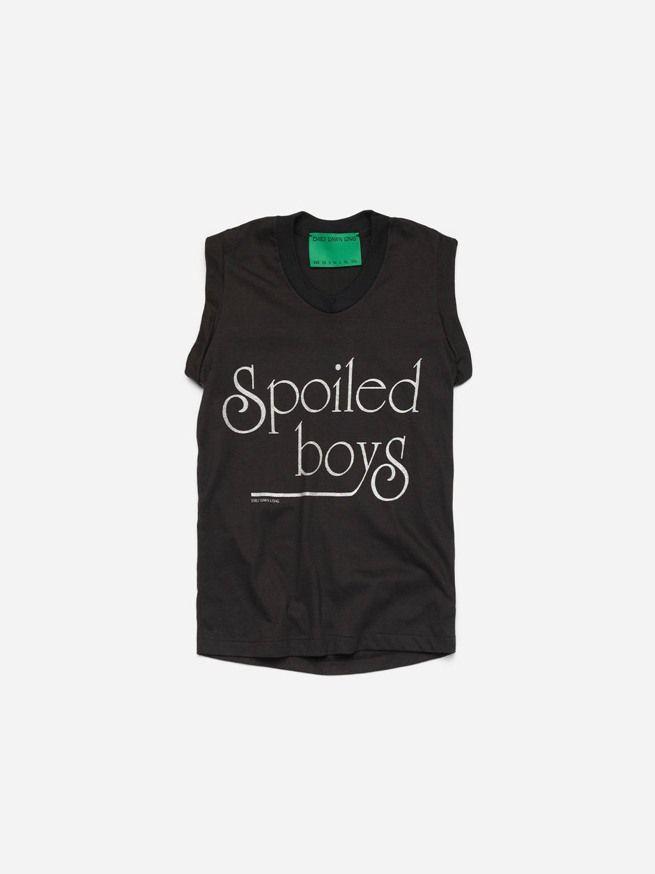 SPOILED BOYS BLK_TNK_XS
