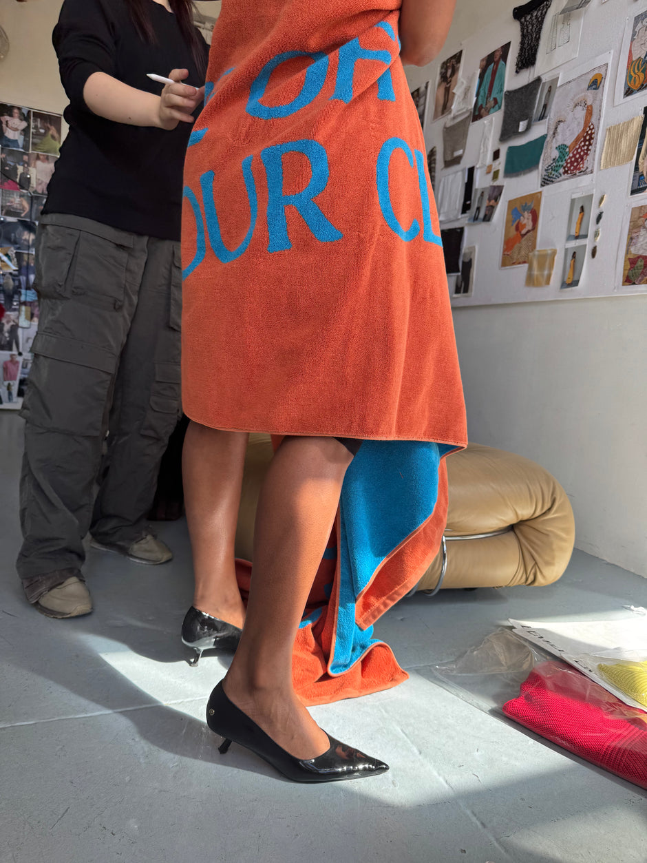 TAKE OFF YOUR CLOTHES - Cotton Beach Towel