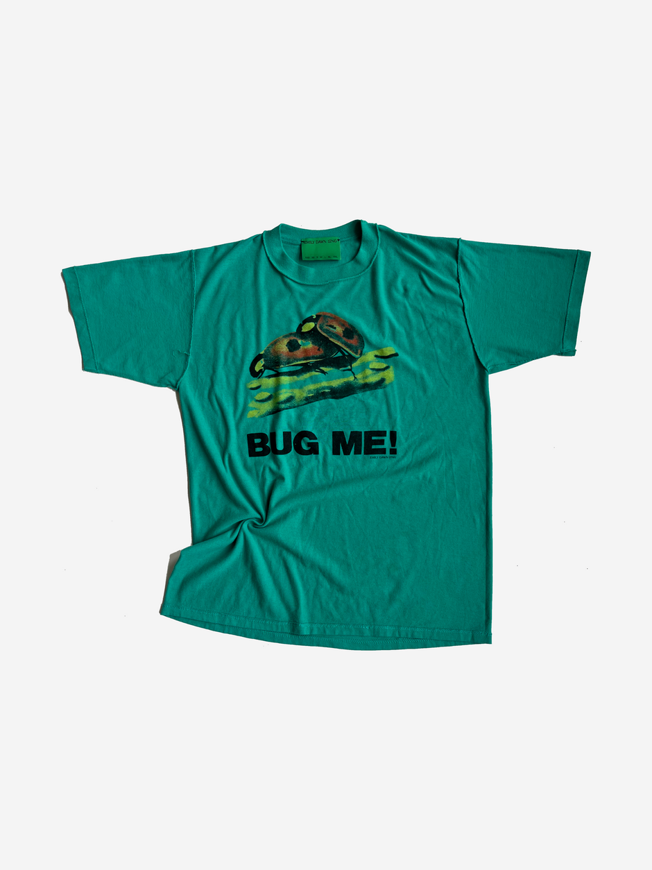 BUG ME - Vintage Tee Cheetah Teal Blue_L