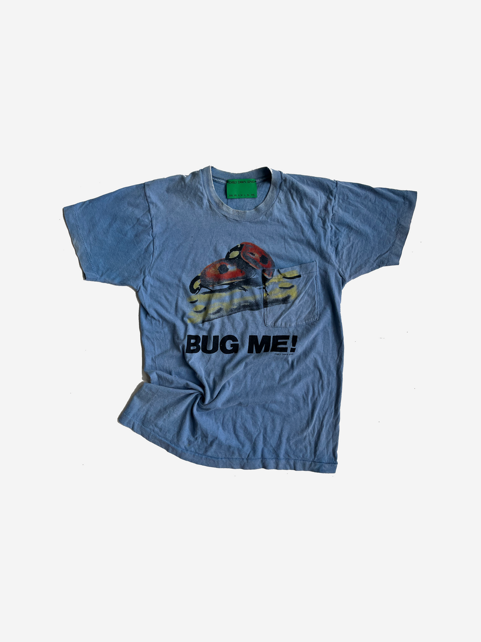 BUG ME - Vintage Tee Faded Baby Blue Pocket_L