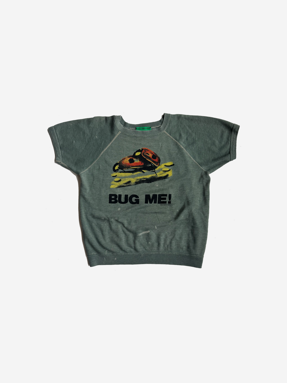 BUG ME - Vintage Tee Olive Crew_M
