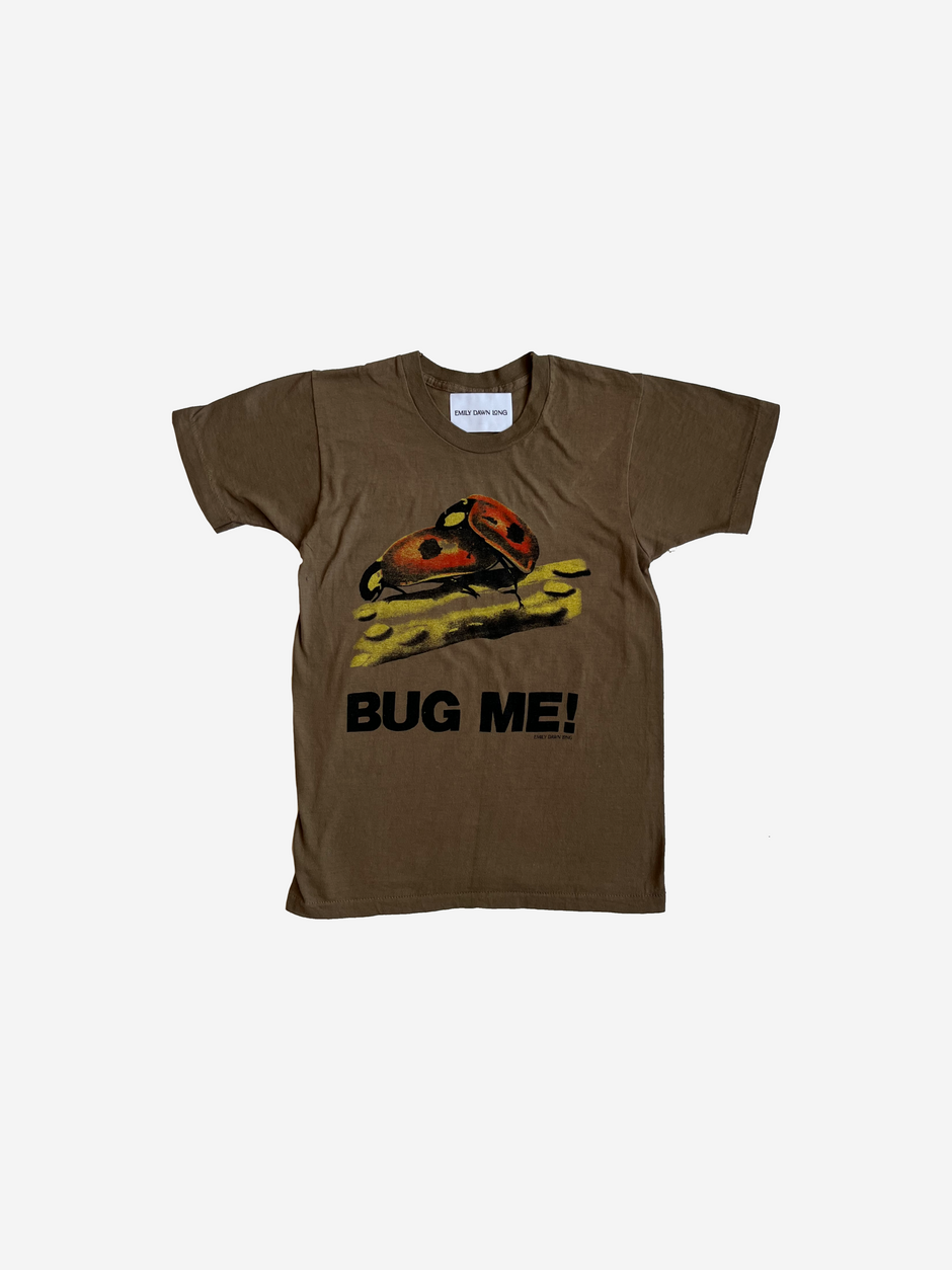 BUG ME - Vintage Tee Light Brown_Baby Tee