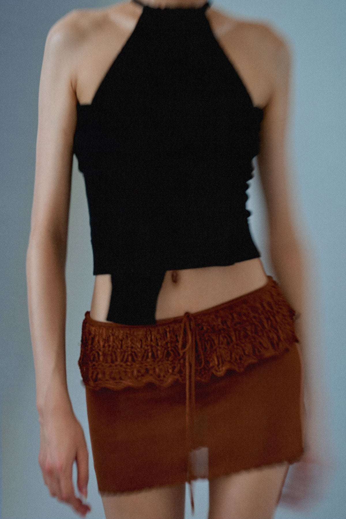 I CONTAIN M U L T I TUDES HALTER SWEATER