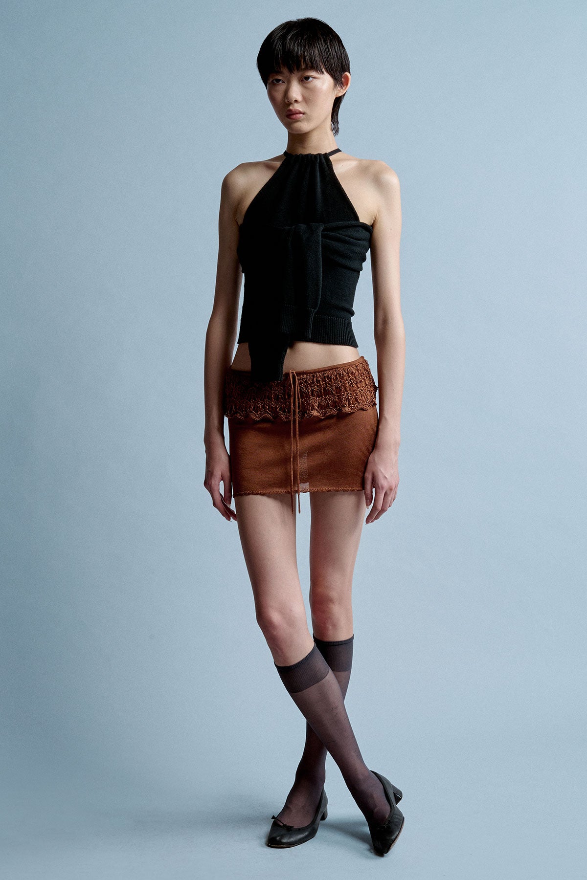 I CONTAIN M U L T I TUDES HALTER SWEATER