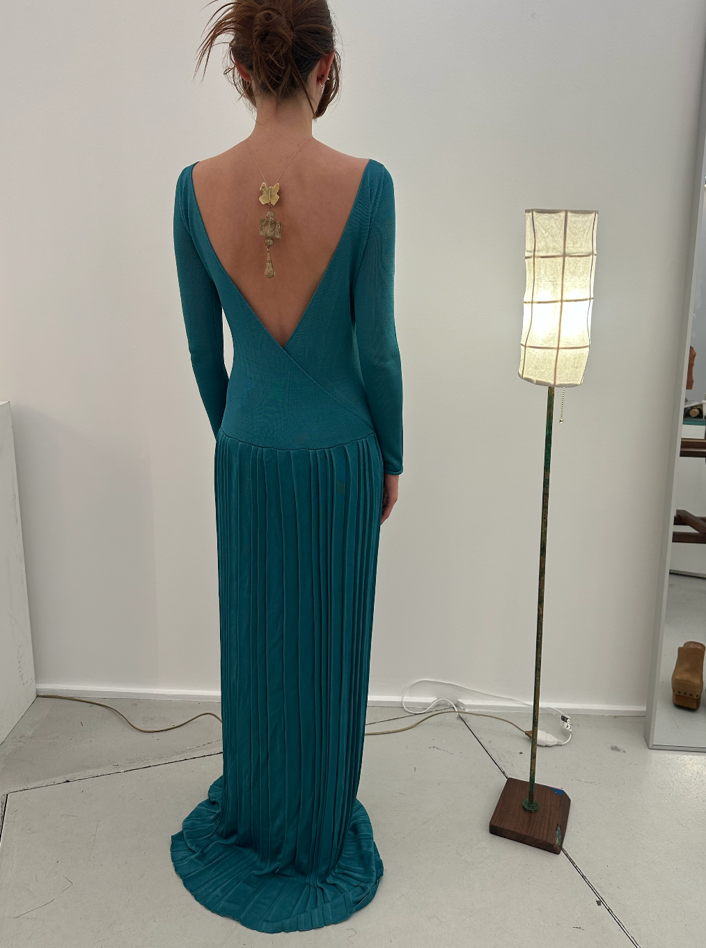 Kingsley Pleated Column Dress - Tatum