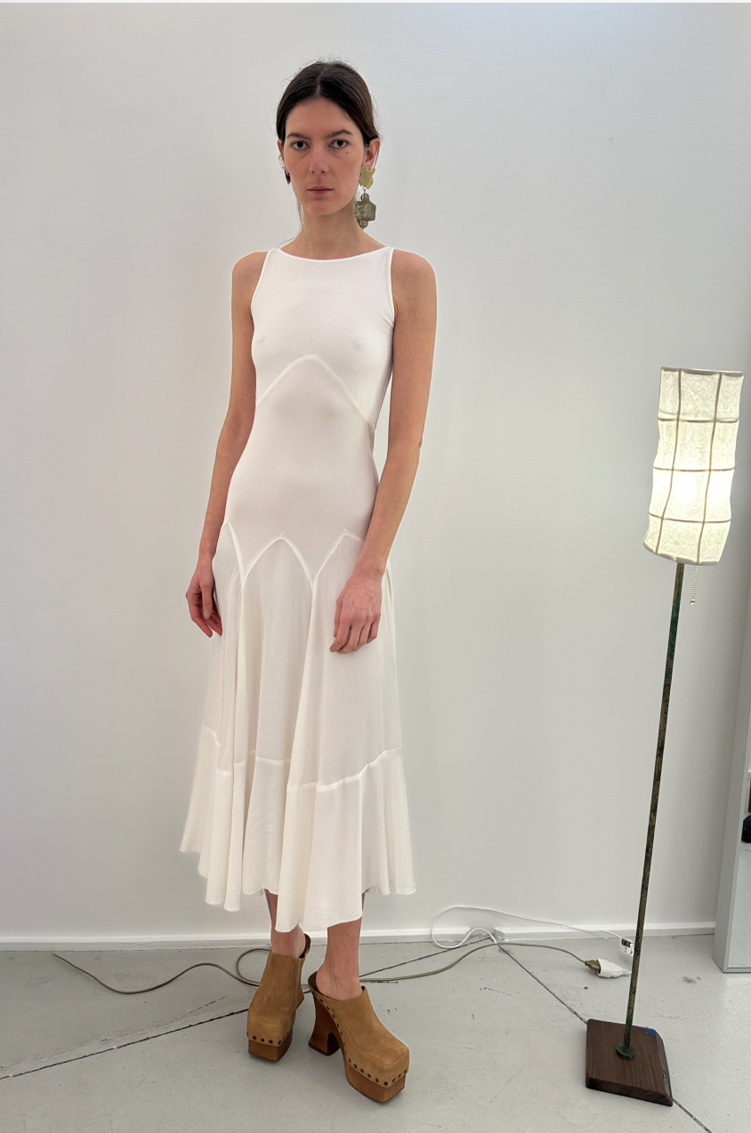 Dammit Janet Dress - White