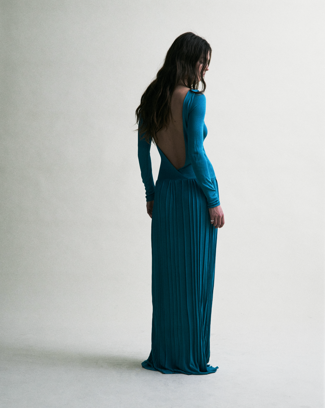 Kingsley Pleated Column Dress - Tatum