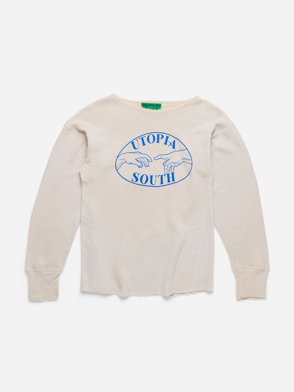 UTOPIA SOUTH White Waffle Thermal - Small