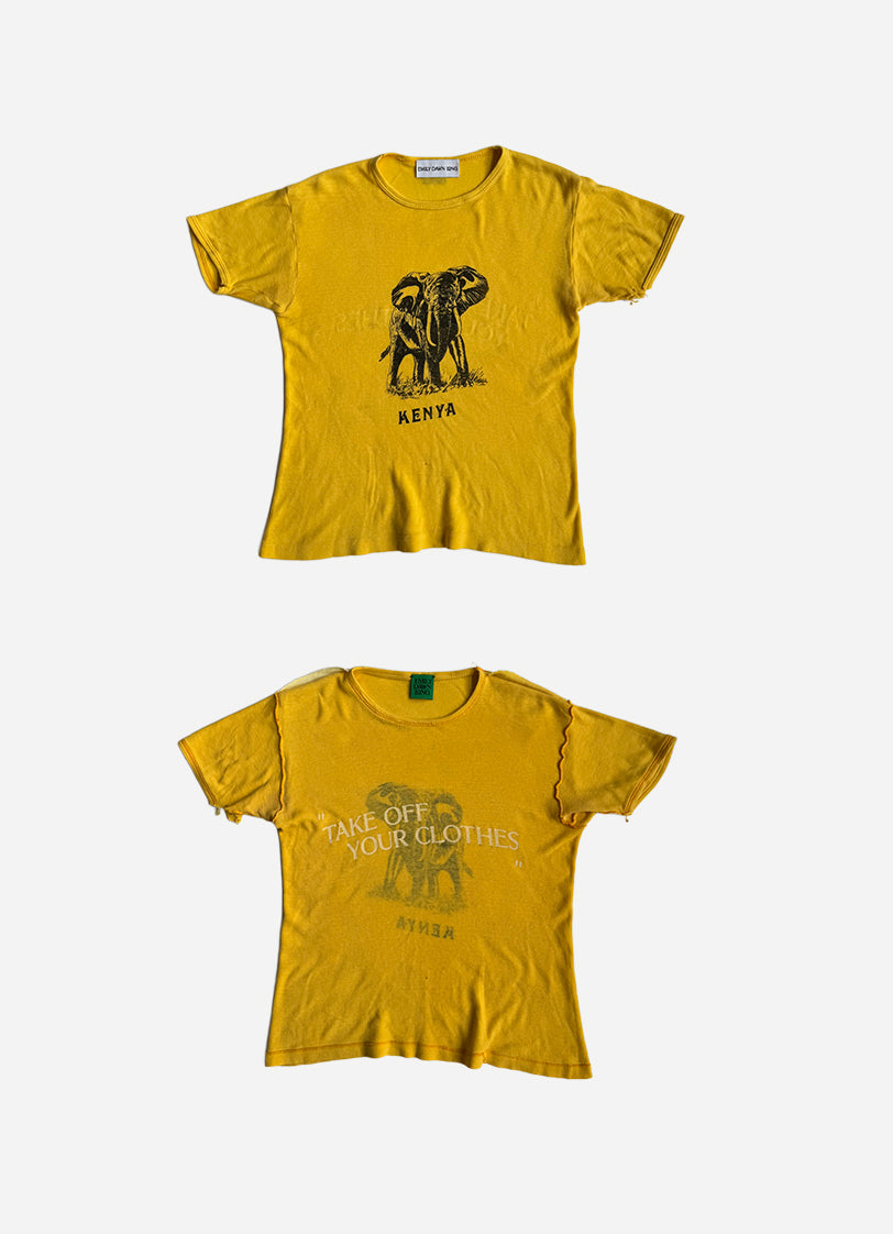 “TAKE OFF YOUR CLOTHES” - Yellow Kenya S/M