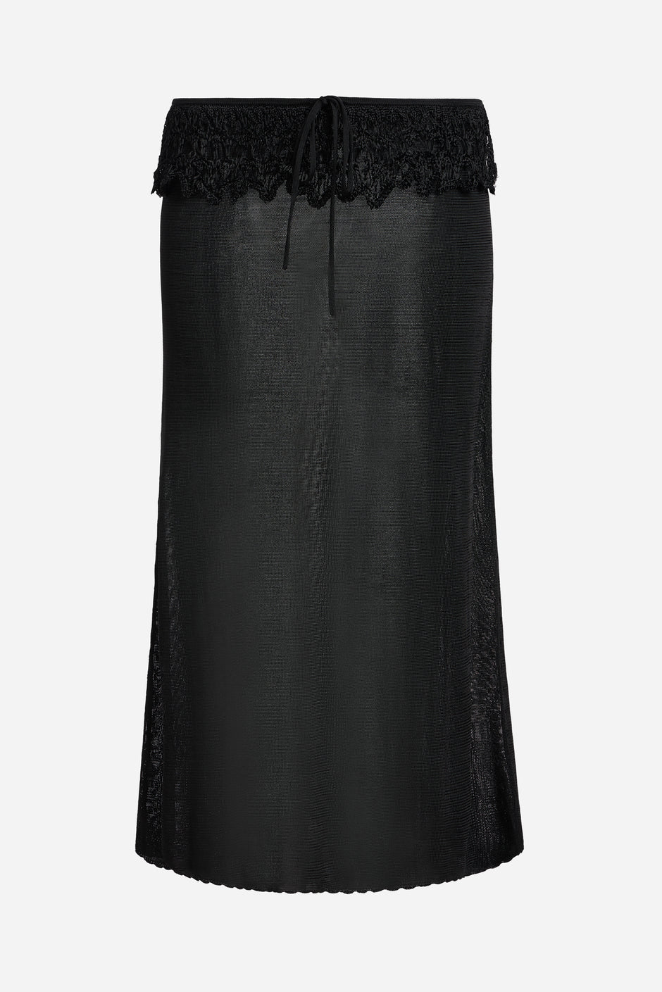 Ash Ruffle Midi Skirt