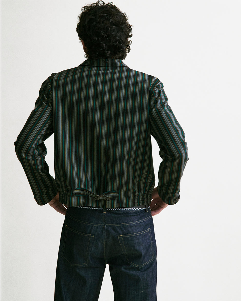 Vandyke Stripe Jacquard Jacket