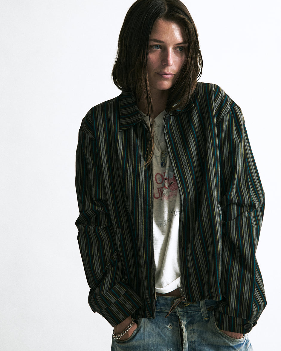 Vandyke Stripe Jacquard Jacket