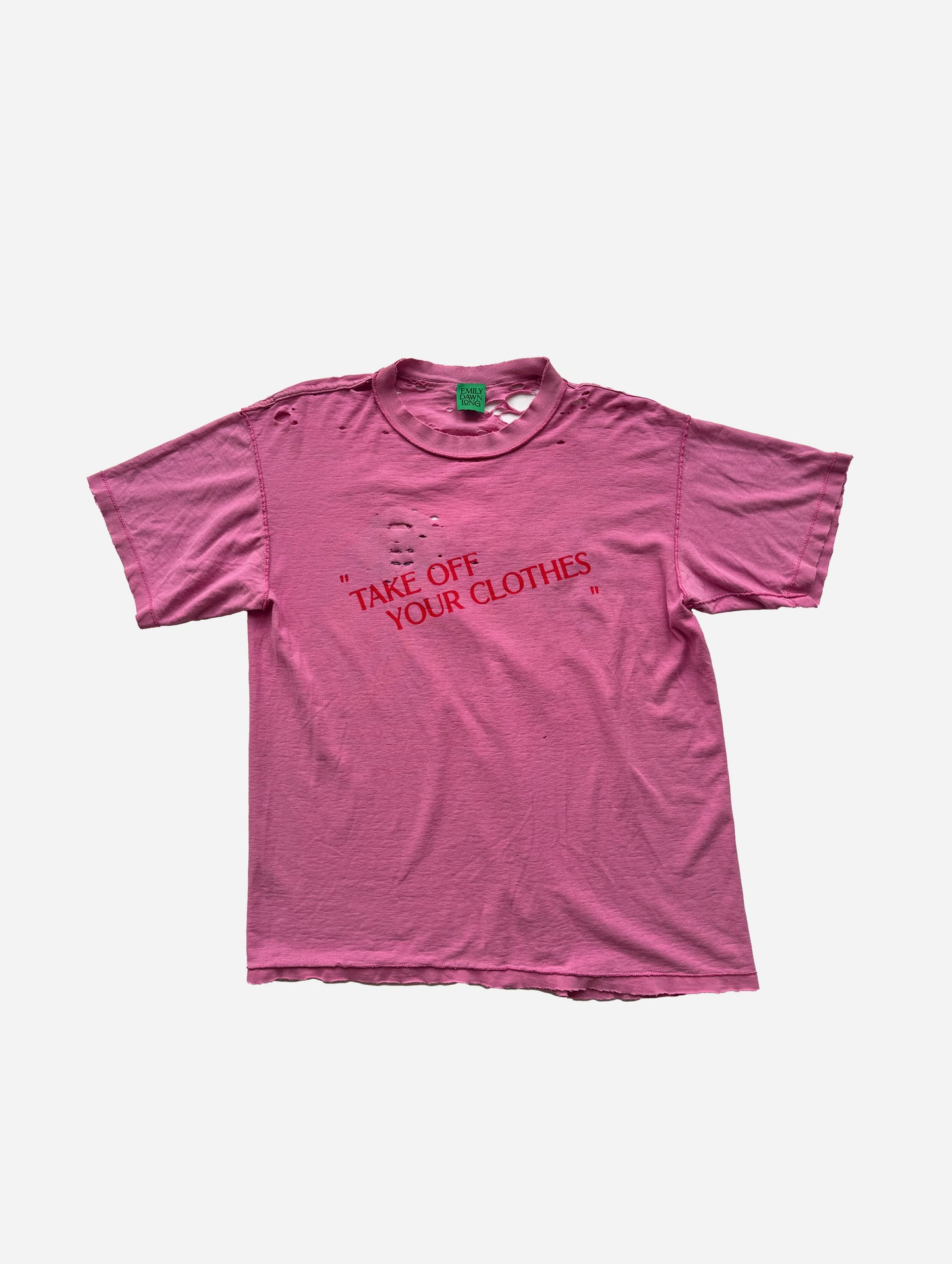 “TAKE OFF YOUR CLOTHES” - VINTAGE TEE
