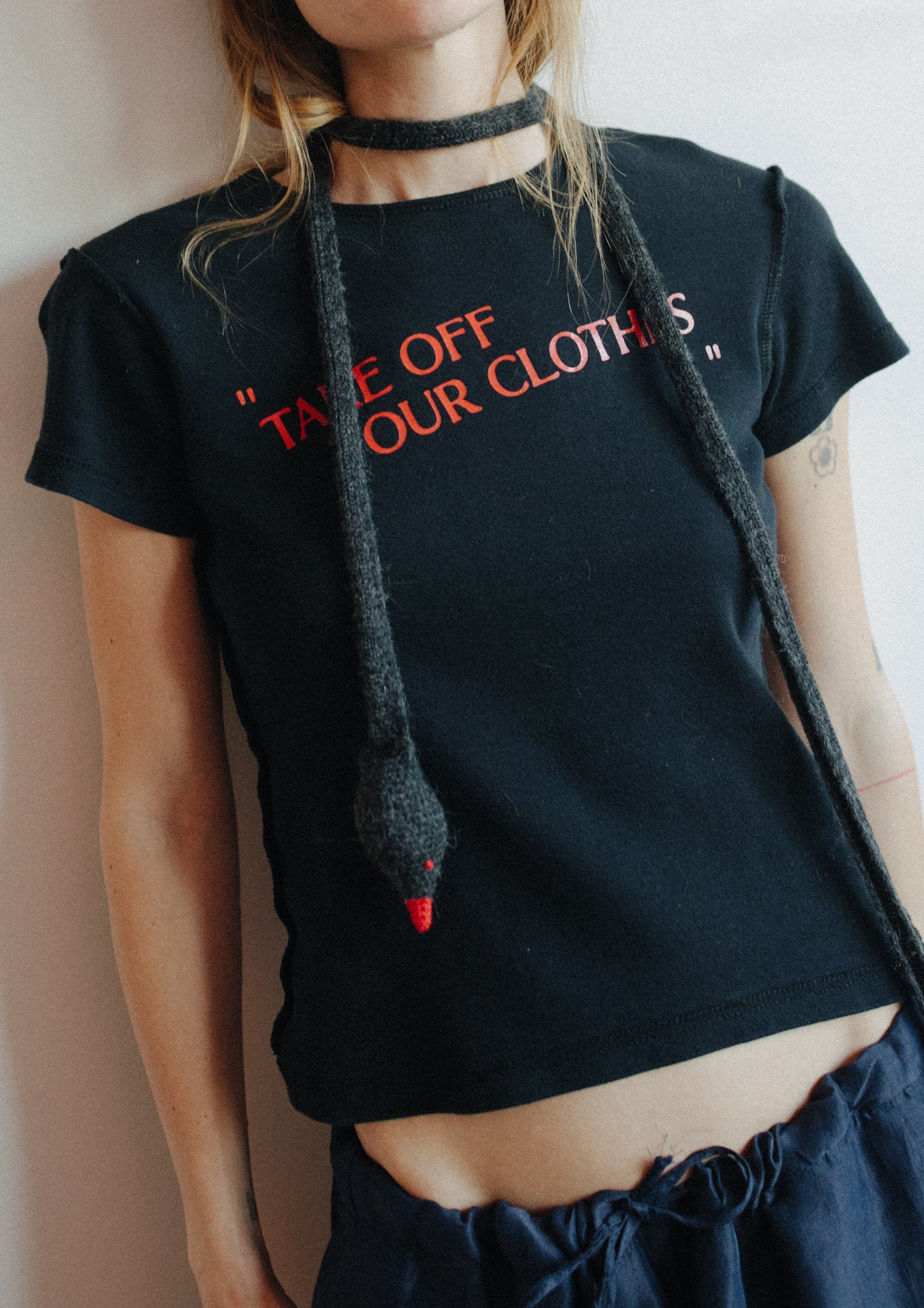 Skinny Swan Scarf - Merino Wool