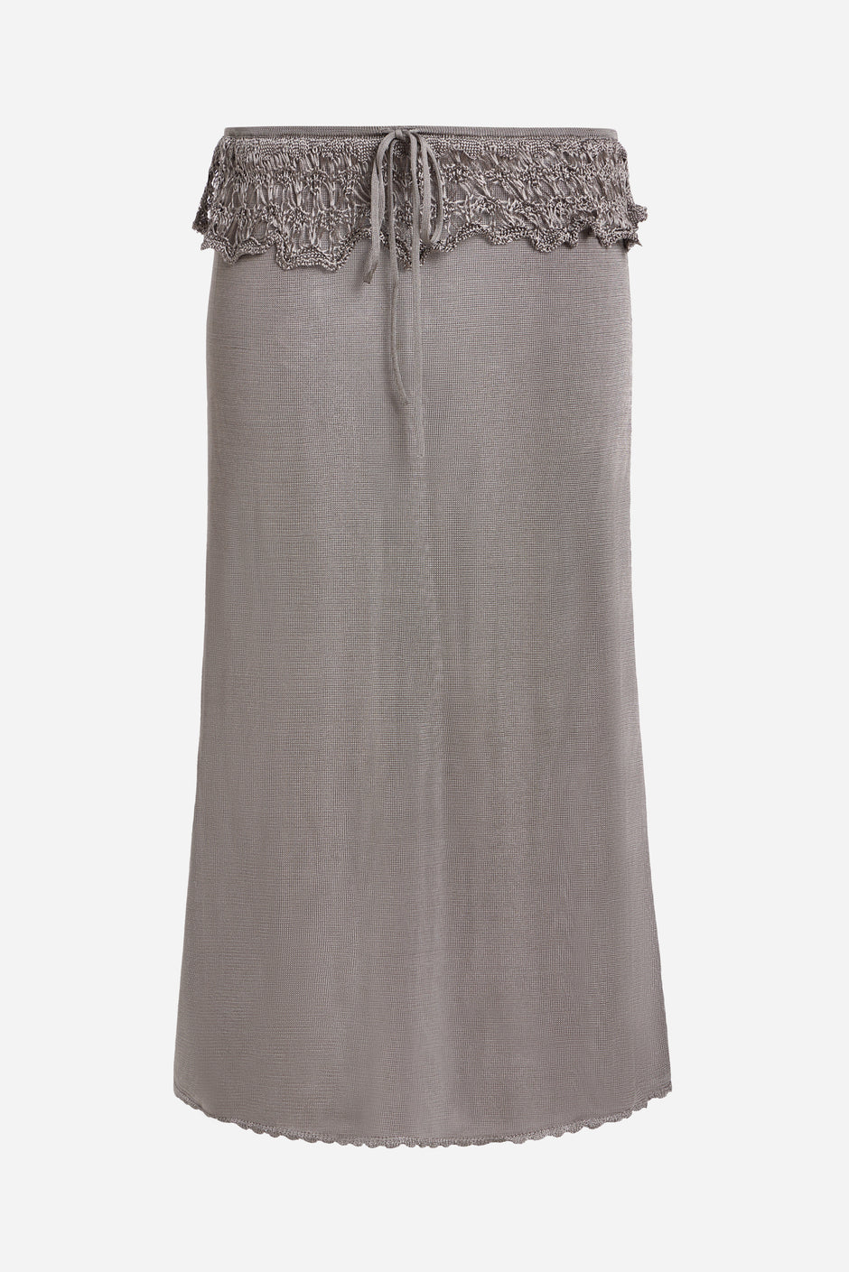 Ash Ruffle Midi Skirt
